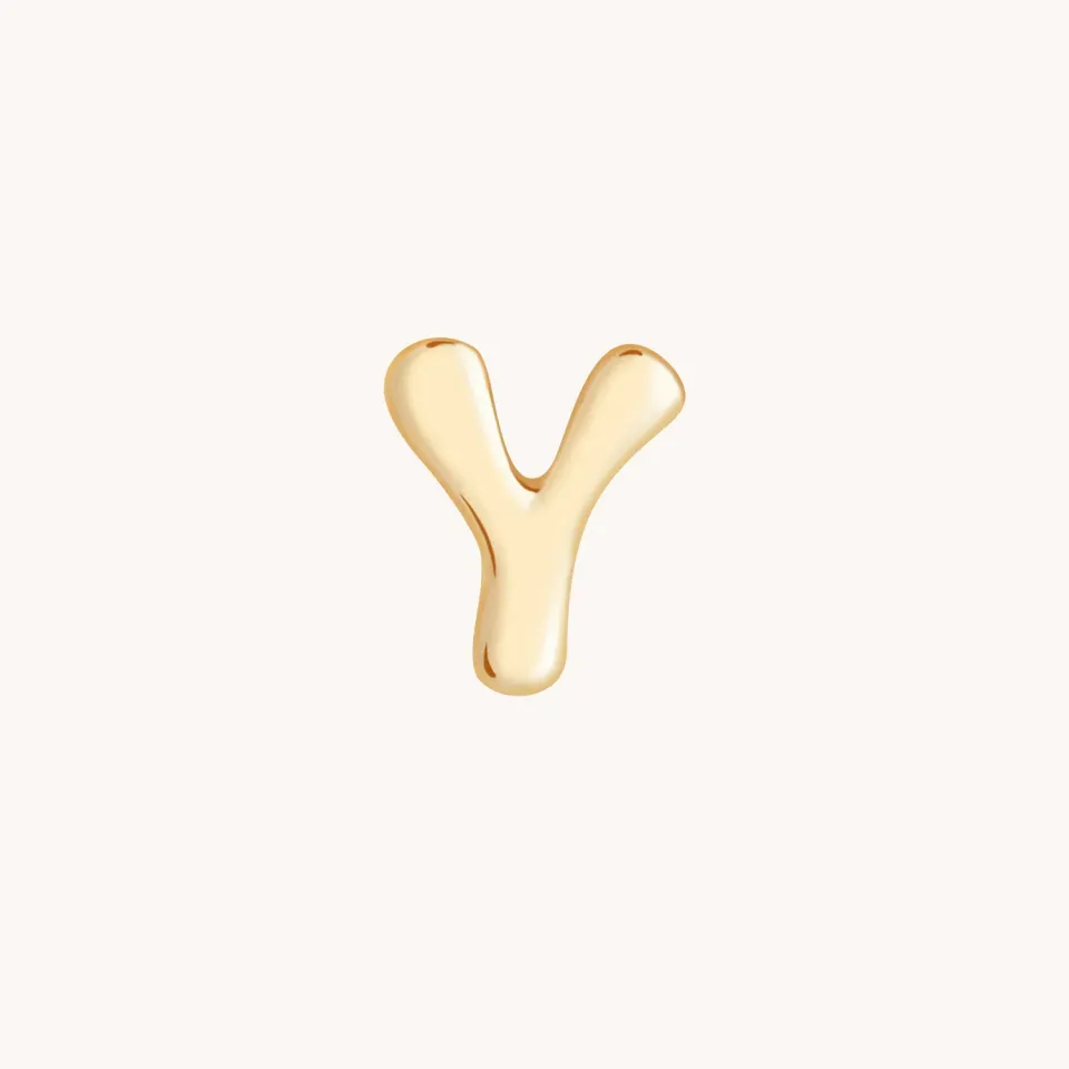 Astrid & Miyu Y Initial Click Charm breloque or massif