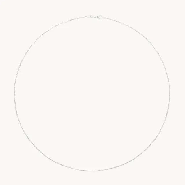 Astrid & Miyu Marylebone Story collier chaîne or blanc