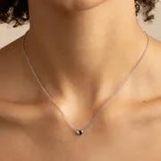 Astrid & Miyu Love Heart Charm collier argent cœur