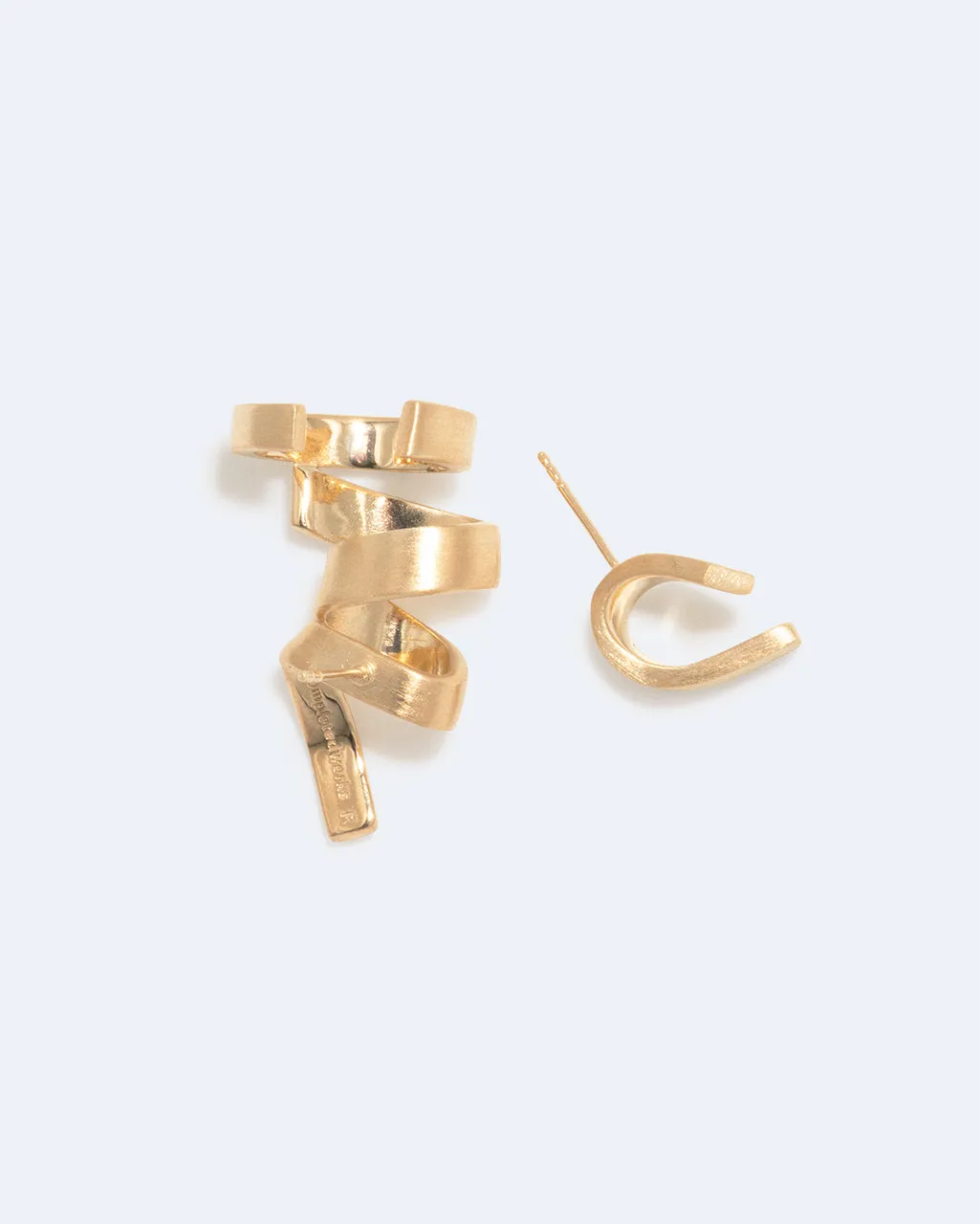 Completedworks Jelly boucles d'oreilles vermeil asymétriques