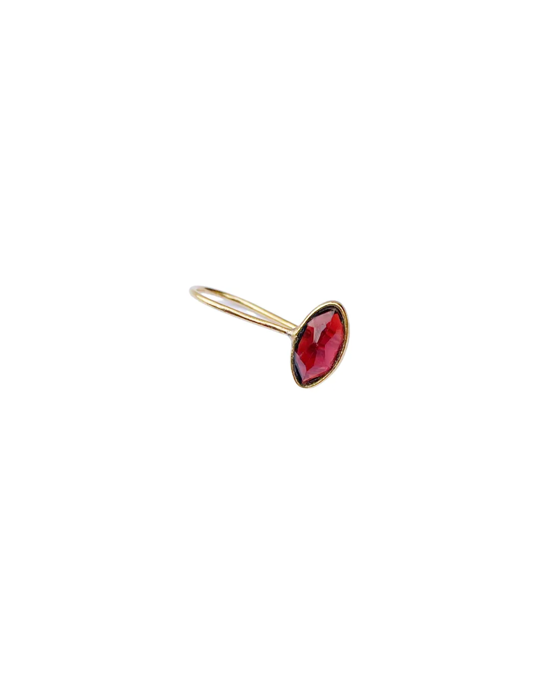 Le Fourbi de Capucine LF4A boucles d'oreilles grenat