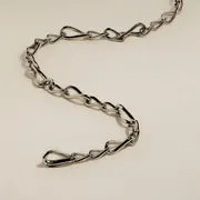 Astrid & Miyu Infinite Slim Chain collier fin argent