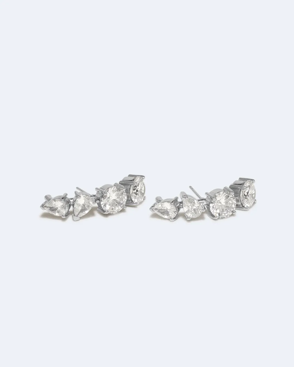 Completedworks Tranquility I boucles zircon platine