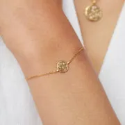 Astrid & Miyu Aries bracelet doré zodiaque Bélier