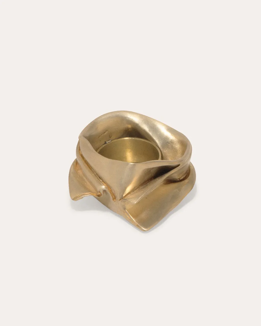 Completedworks Fold L04 bougeoir laiton brossé