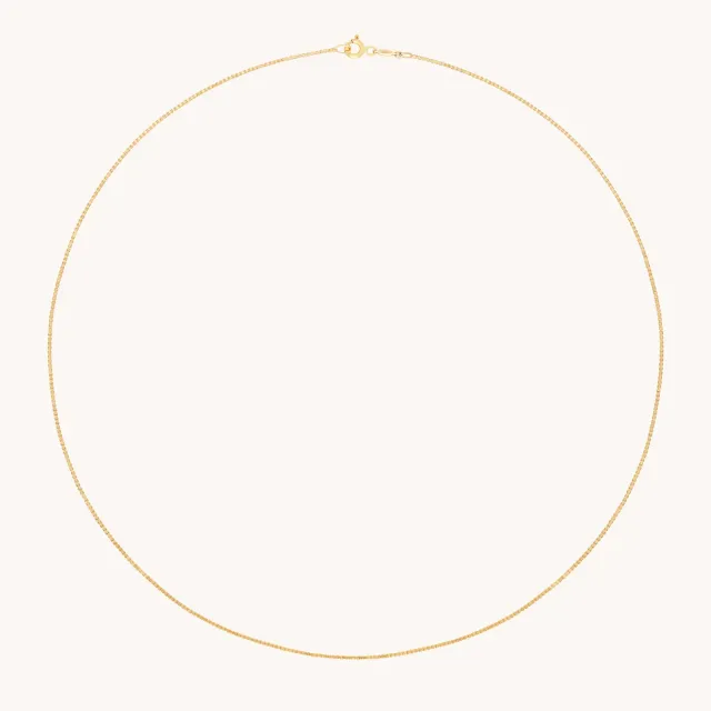 Astrid & Miyu Shoreditch Chain Collier or massif maille