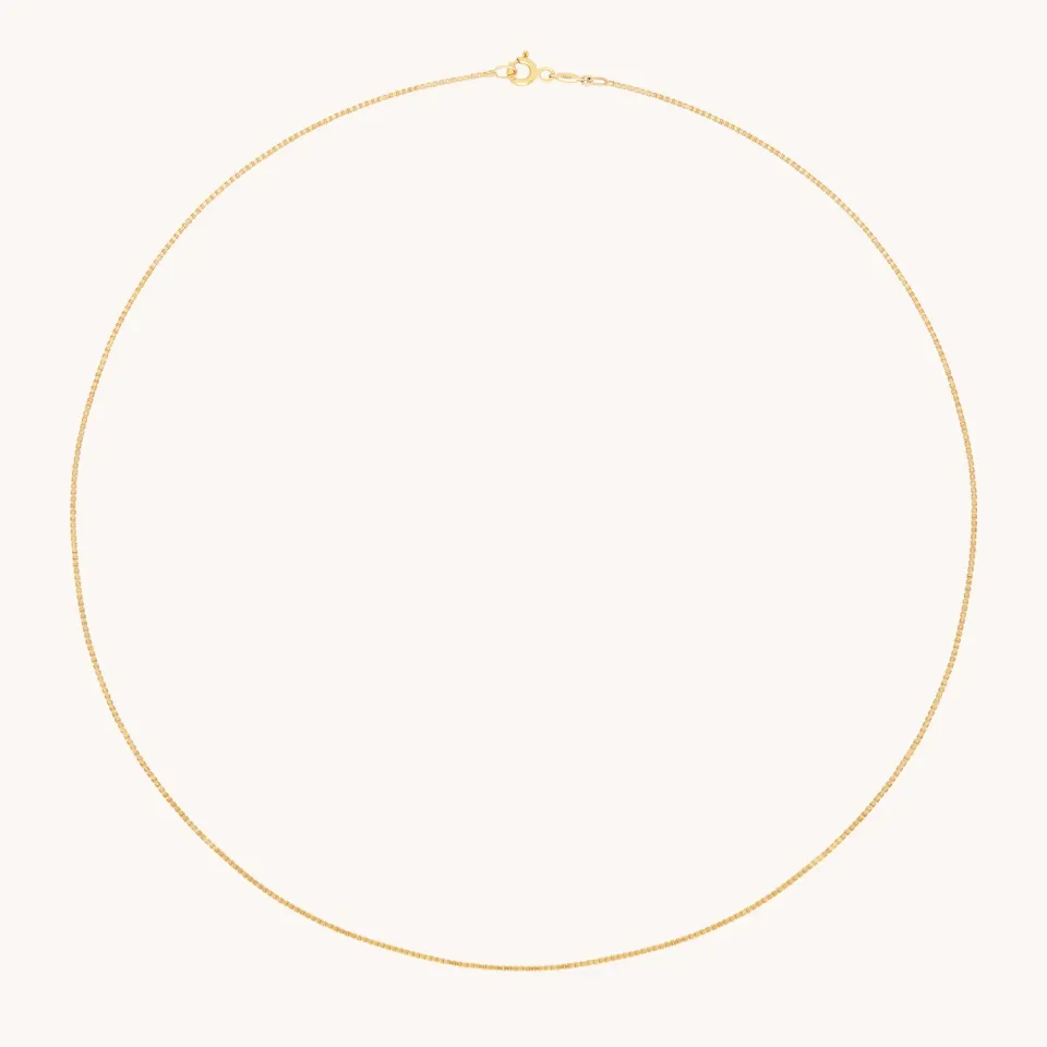 Astrid & Miyu Shoreditch Chain Collier or massif maille
