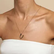 Astrid & Miyu U Initial Bold Pendant collier or initiale U