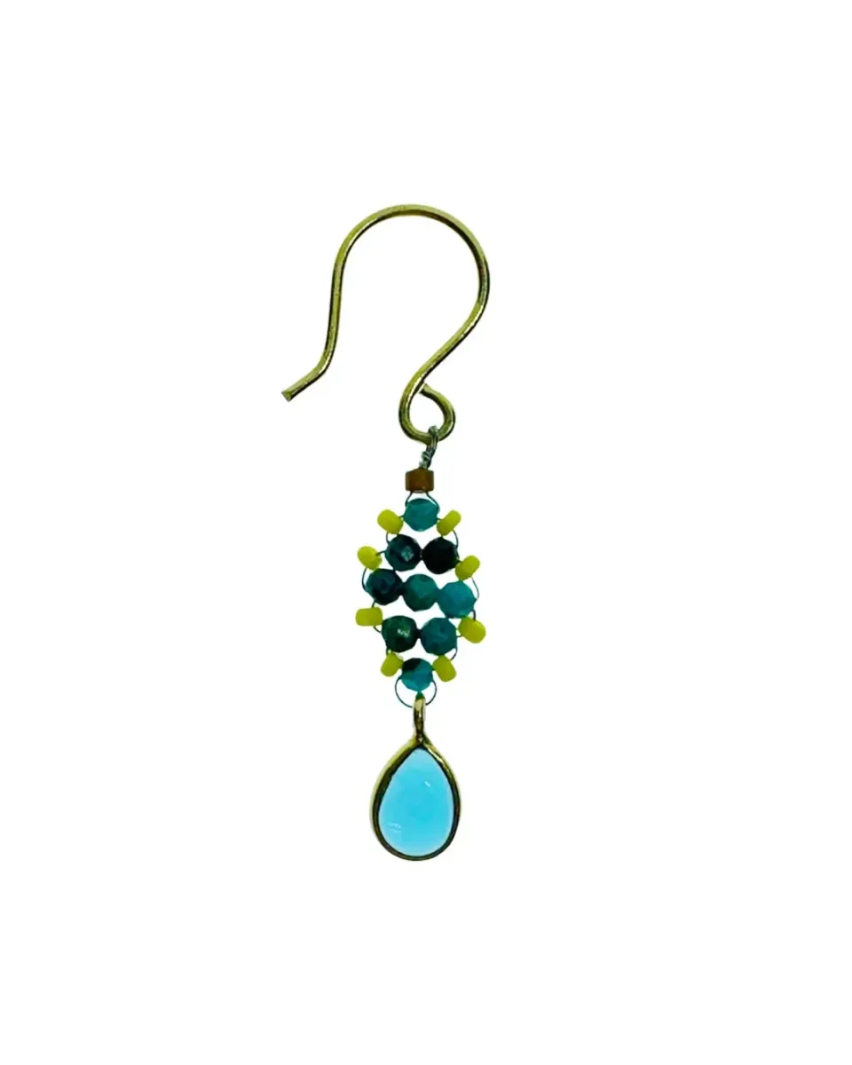 Le Fourbi de Capucine FDC223 boucles chrysocolle