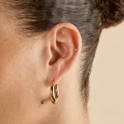 Astrid & Miyu Flower piercing titane doré fleur