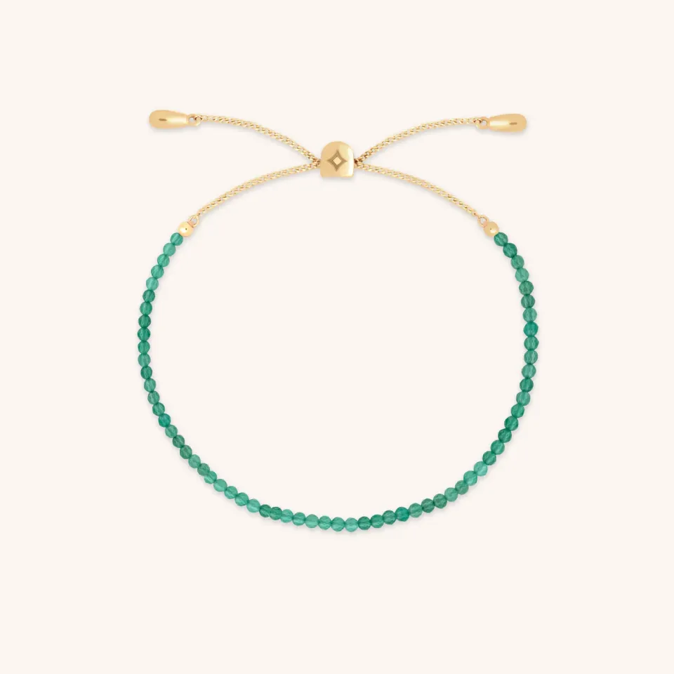Astrid & Miyu Agate May bracelet or massif agate