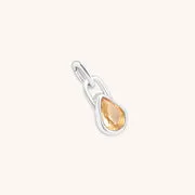 Astrid & Miyu Tourmaline October Clip Charm breloque argent