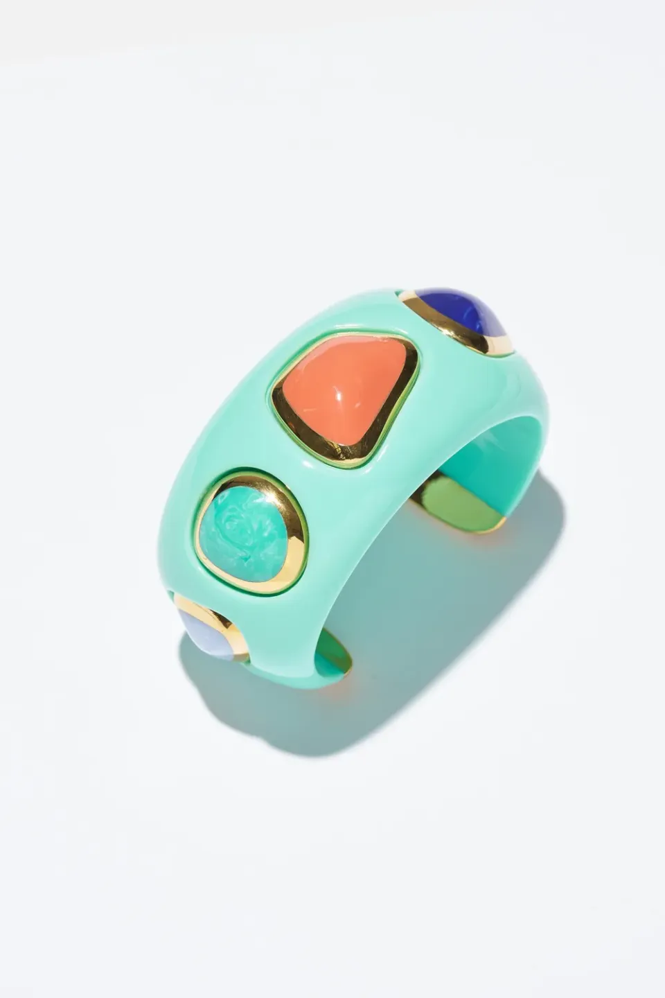 Philippe Ferrandis Riviera Large Cuff bracelet large doré