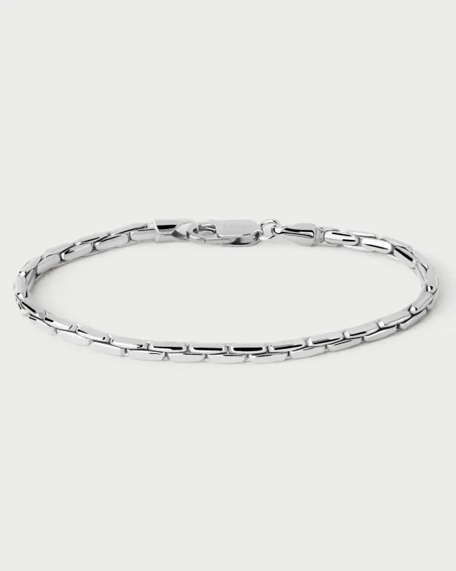 PDPAOLA Boston Large bracelet chaîne argent S 18 cm