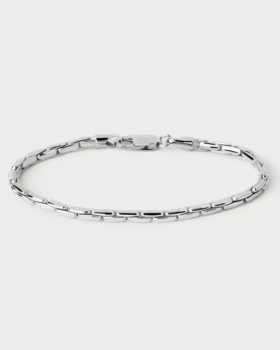 PDPAOLA Boston Large bracelet chaîne argent S 18 cm