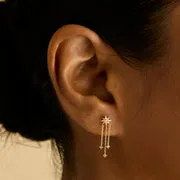 Astrid & Miyu Shooting Star boucles or massif