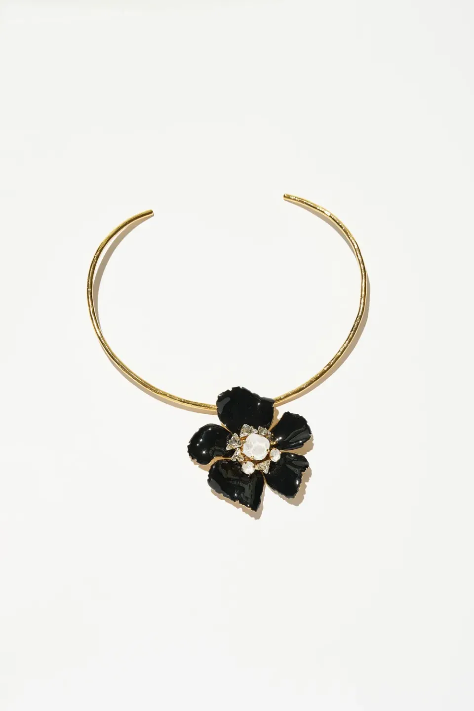 Philippe Ferrandis Black Blossom broche fleur noire soirée