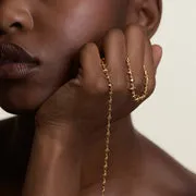 Astrid & Miyu Cosmic Star Chain Necklace collier or