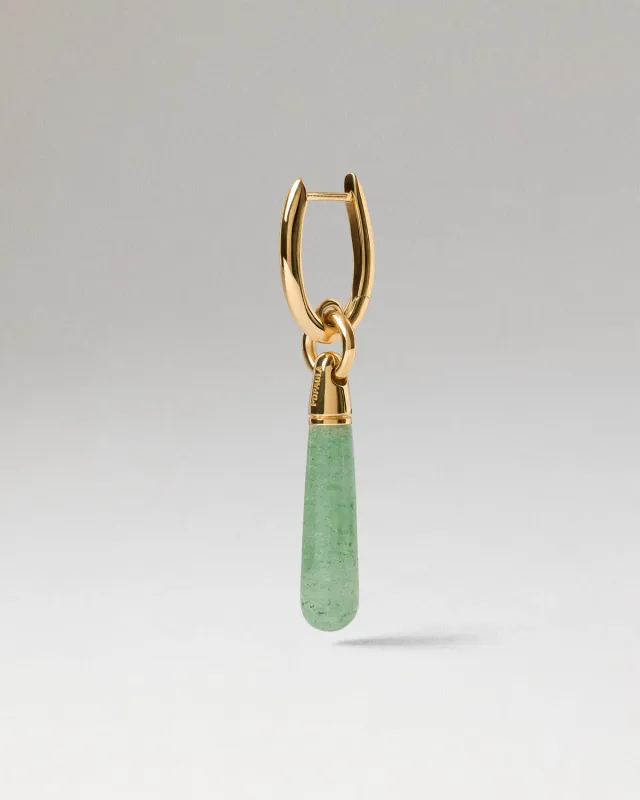 PDPAOLA Icons Jupiter mono boucle aventurine large