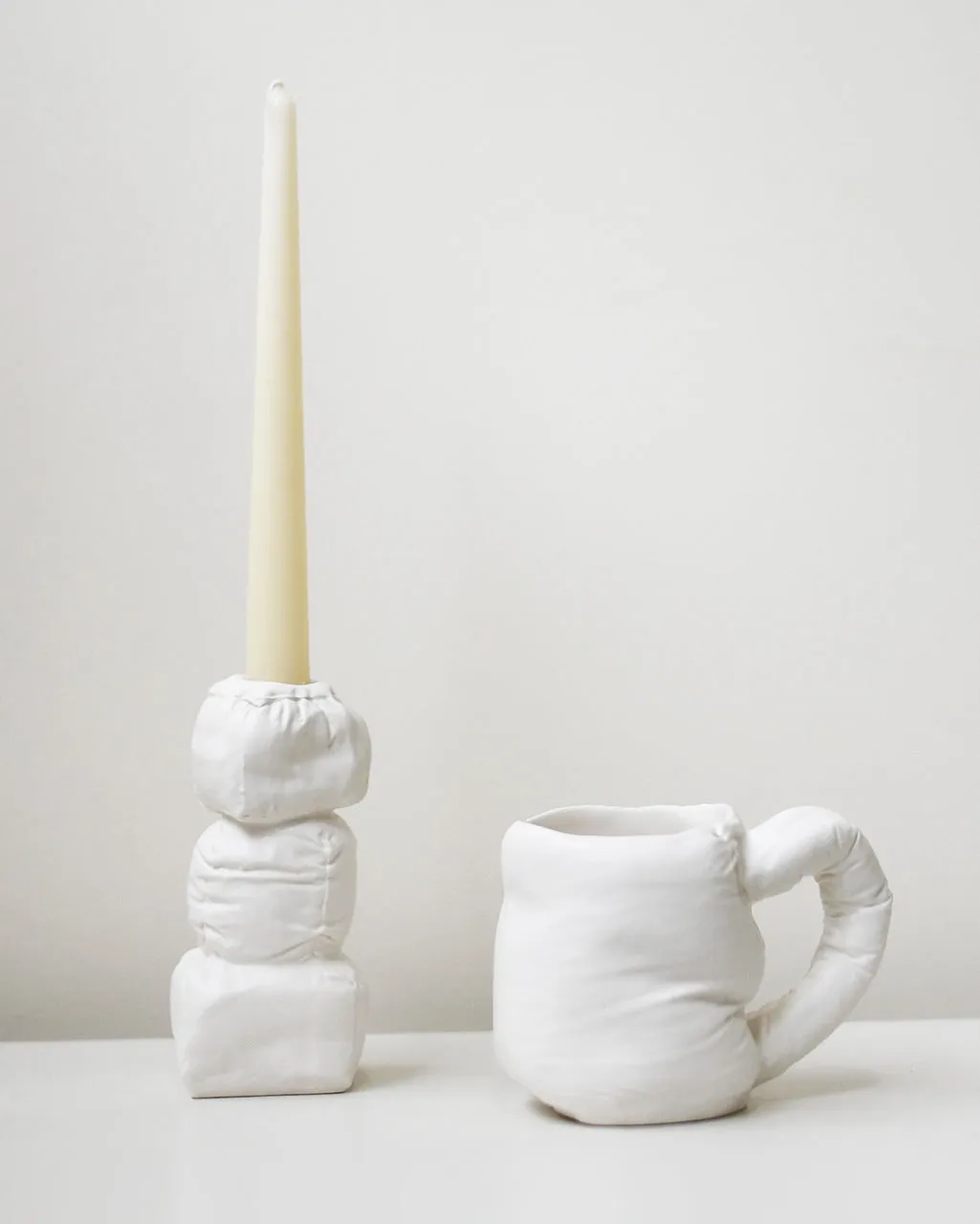Completedworks Fold Stuffed mug blanc mat céramique