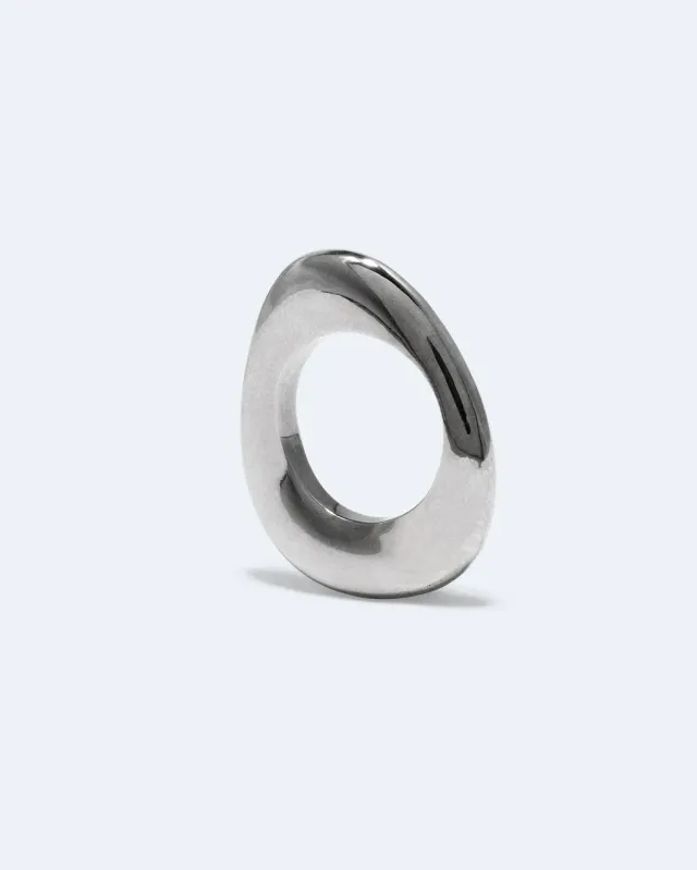 Completedworks Post-Capital Part II bague platine taille L