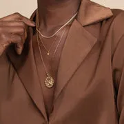 Astrid & Miyu Sagittaire collier pendentif bold doré