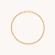 Astrid & Miyu Curb Chain rallonge collier or