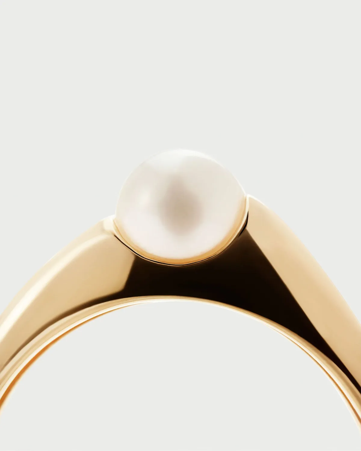 PDPAOLA La Perla Maris bague quartz blanc tailles 8-18