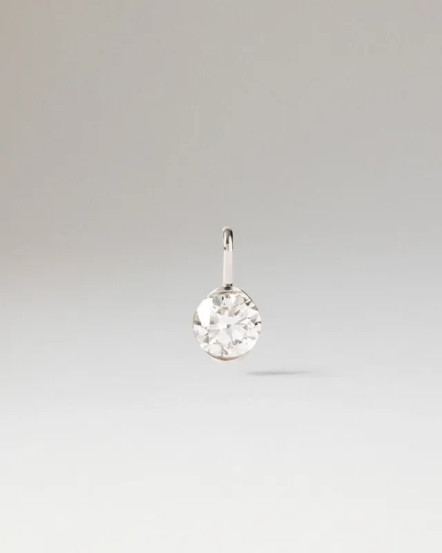 PDPAOLA Grace pendentif diamant 0,5 ct or blanc