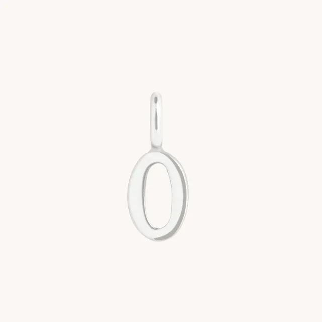 Astrid & Miyu Charm 0 breloque or blanc 9 carats