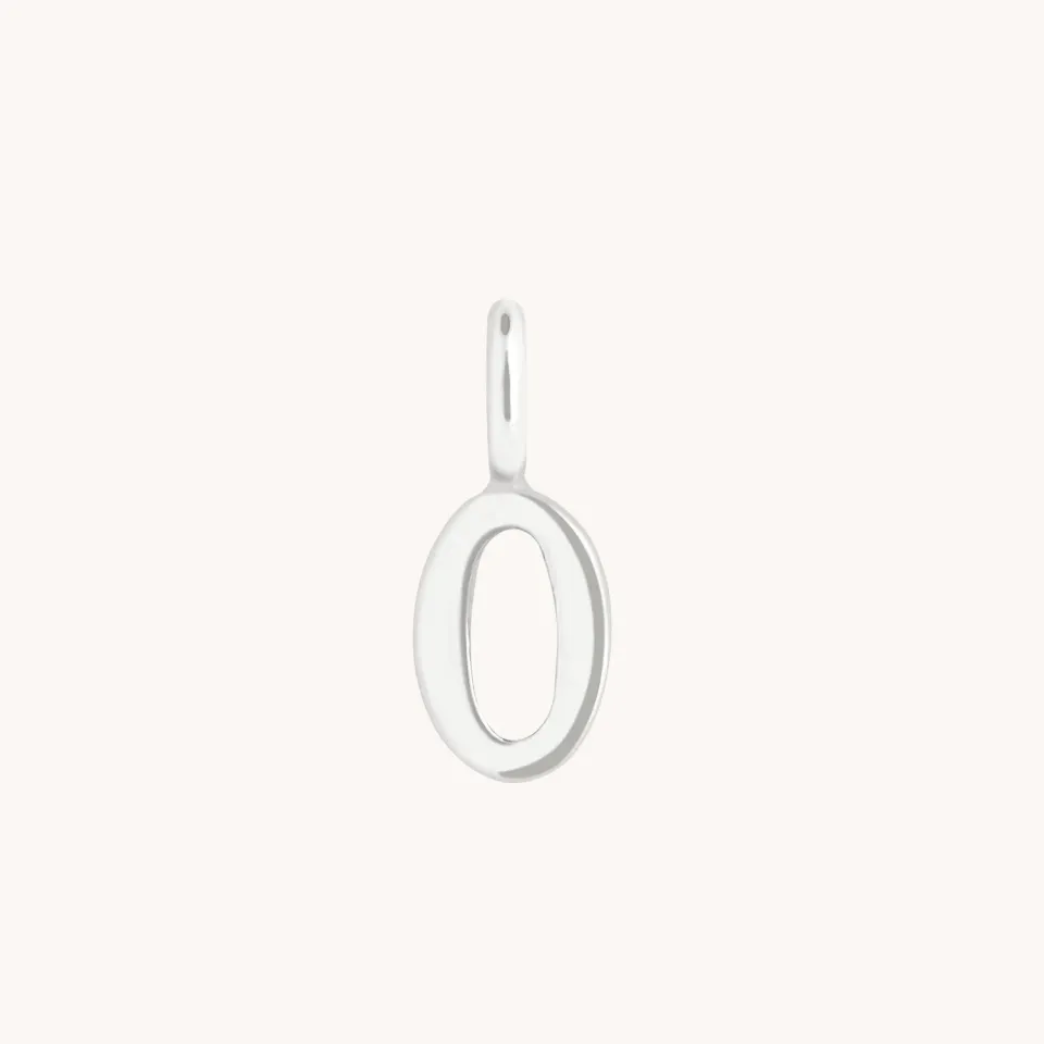 Astrid & Miyu Charm 0 breloque or blanc 9 carats