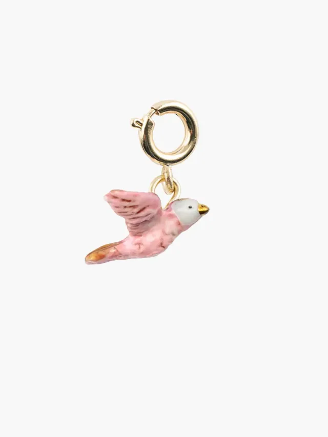 Nach Bijoux Mix and Match charms colombe rose porcelaine