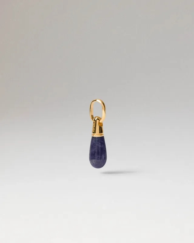 PDPAOLA Sodalite Drop pendentif sodalite doré 22 mm