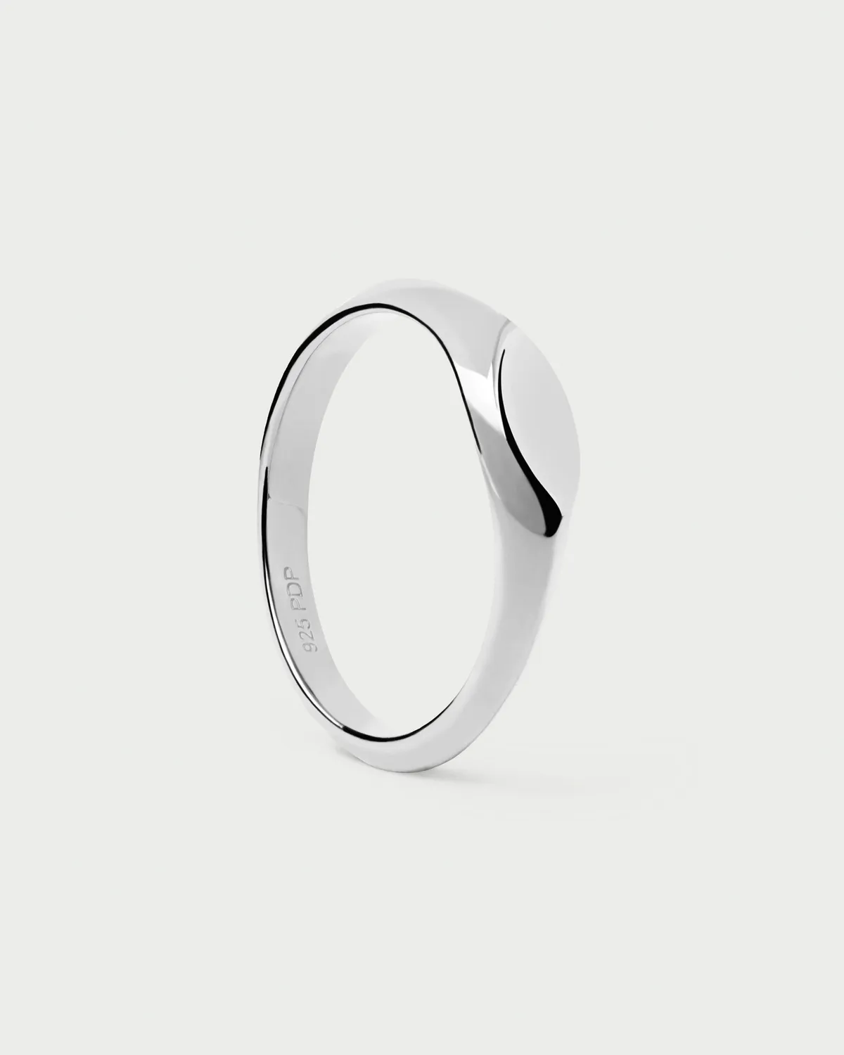 PDPAOLA Duke Stamp bague argent sceau