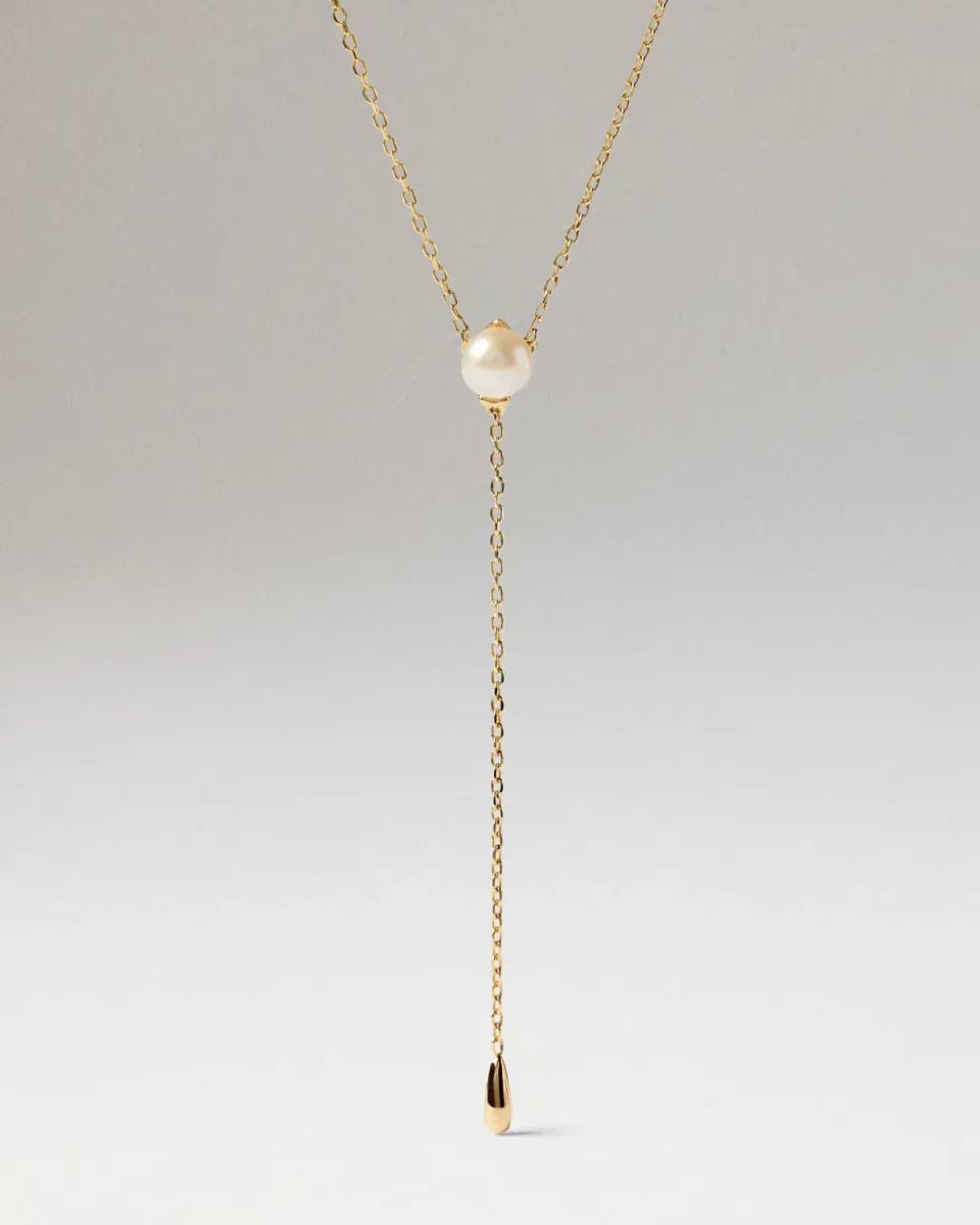 PDPAOLA Stella collier perle blanche nacrée
