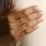 Astrid & Miyu Diamond Eternity bague or blanc diamants