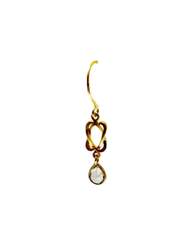 Le Fourbi de Capucine BL23 boucles labradorite 3,2 cm