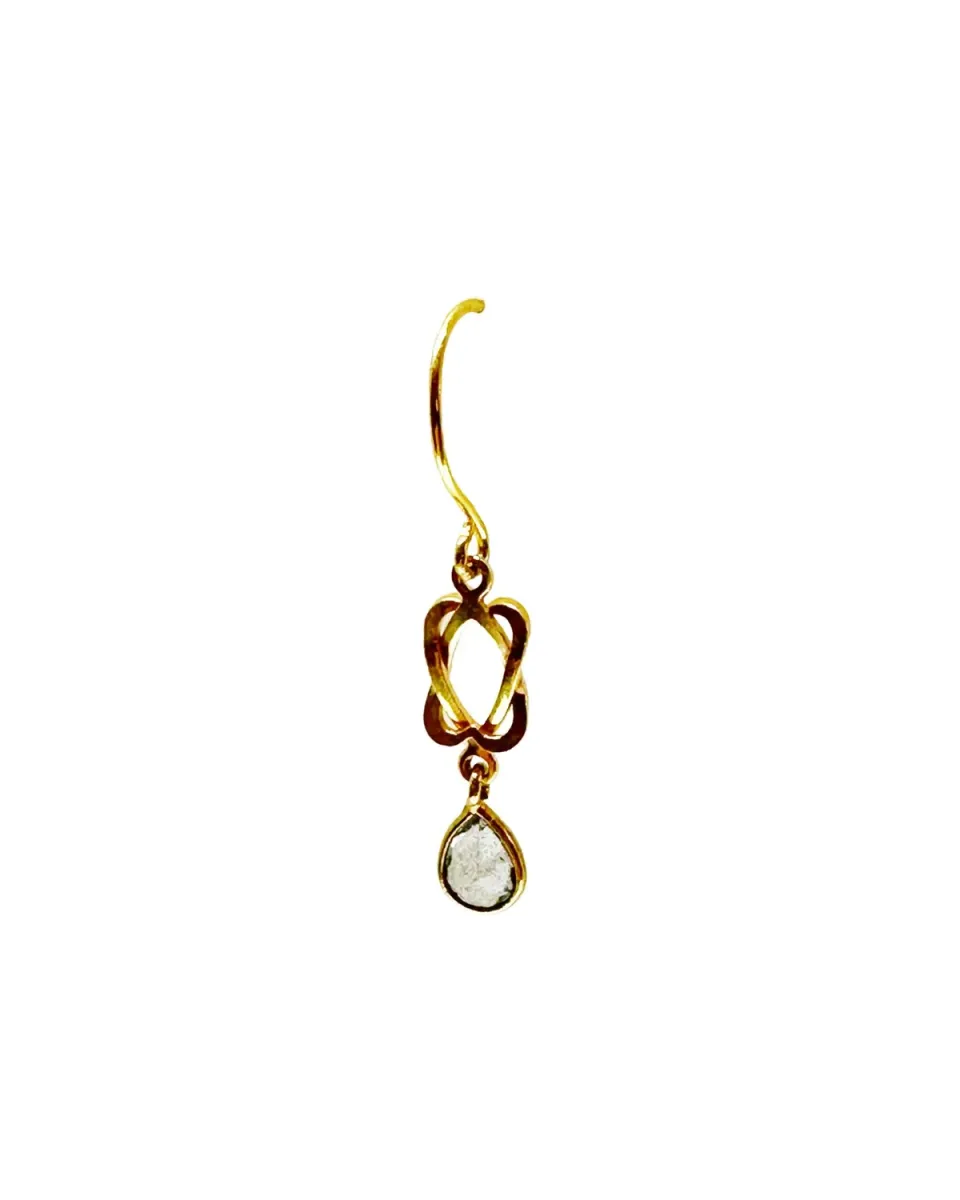 Le Fourbi de Capucine BL23 boucles labradorite 3,2 cm