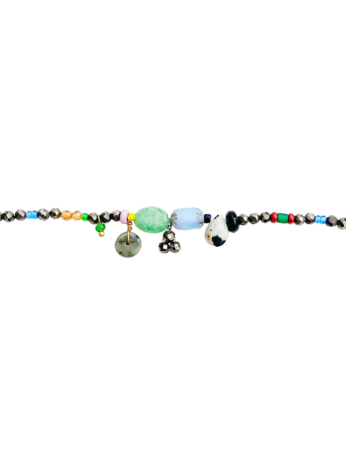 Le Fourbi de Capucine B21_60 bracelet laiton doré pyrite