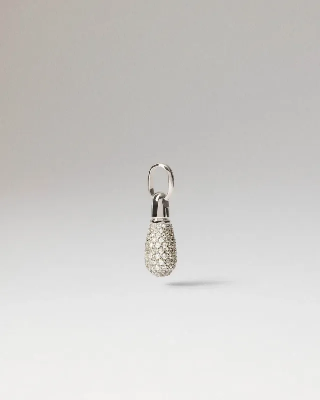 PDPAOLA Pavé Drop pendentif pavé argent