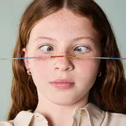 Astrid & Miyu Rainbow Junior collier or 9 carats pierres
