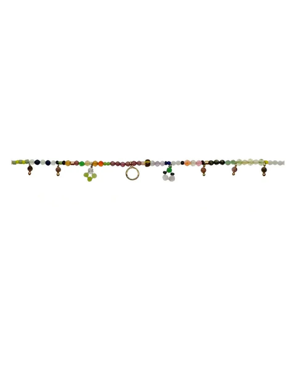 Le Fourbi de Capucine A59B bracelet pierre de lune 16,5 cm