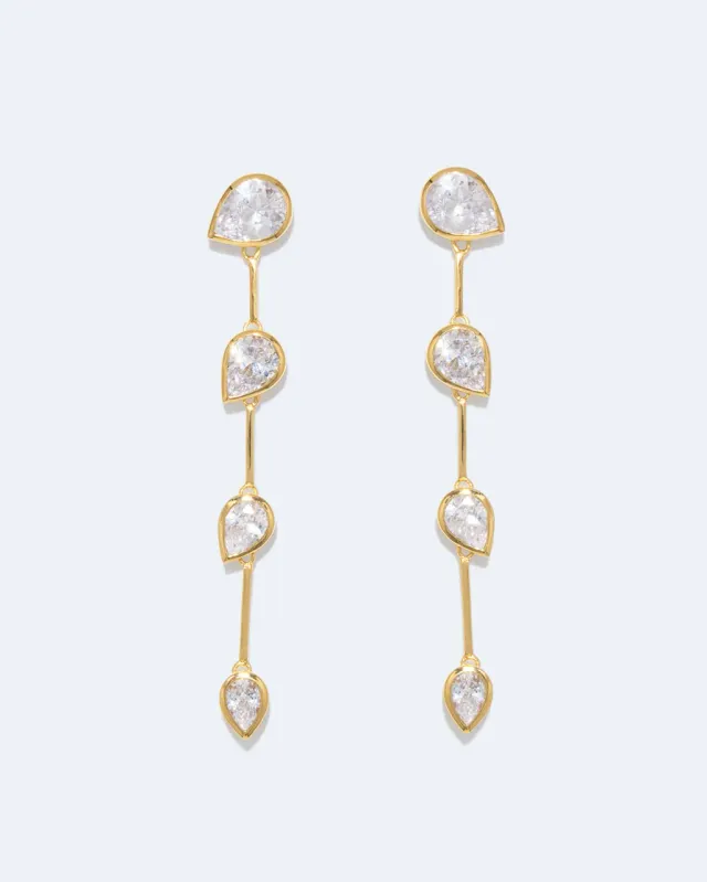 Completedworks Against The Current boucles plaqué or zirconia