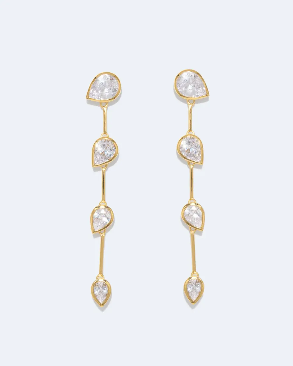 Completedworks Against The Current boucles plaqué or zirconia