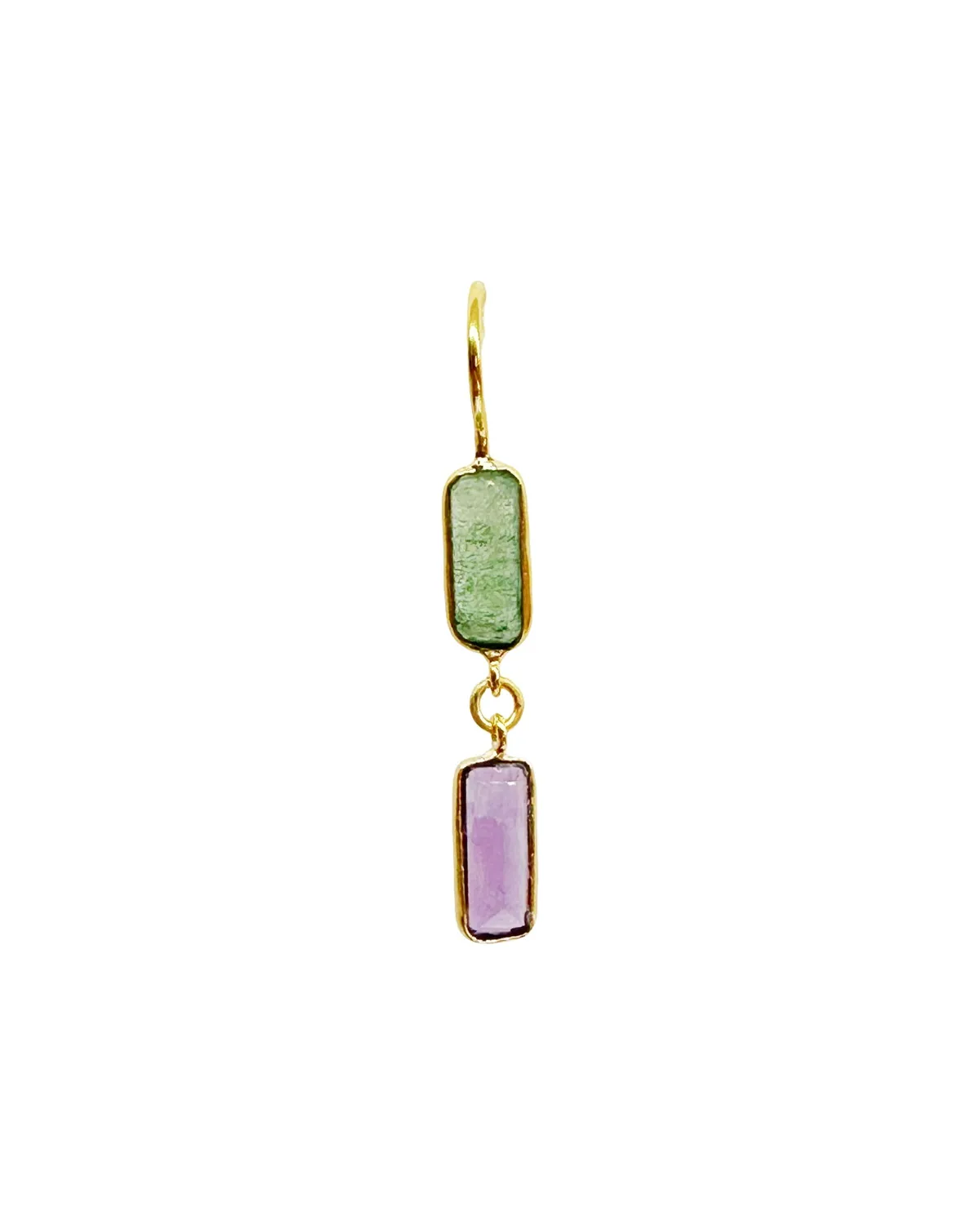 Le Fourbi de Capucine D13 boucles d'oreilles jaspe améthyste