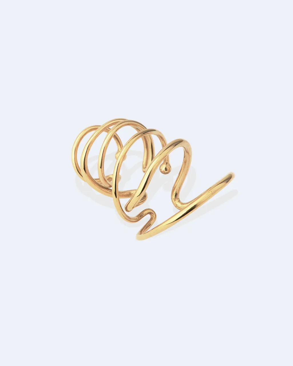 Completedworks Bend in the River ear cuff vermeil doré
