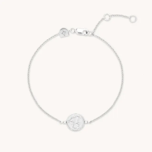 Astrid & Miyu Pisces bracelet zodiaque Poissons argent