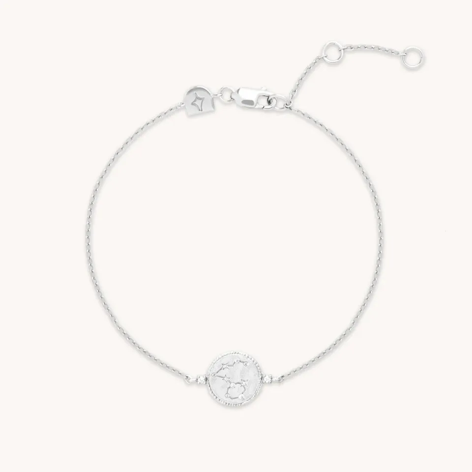 Astrid & Miyu Pisces bracelet zodiaque Poissons argent