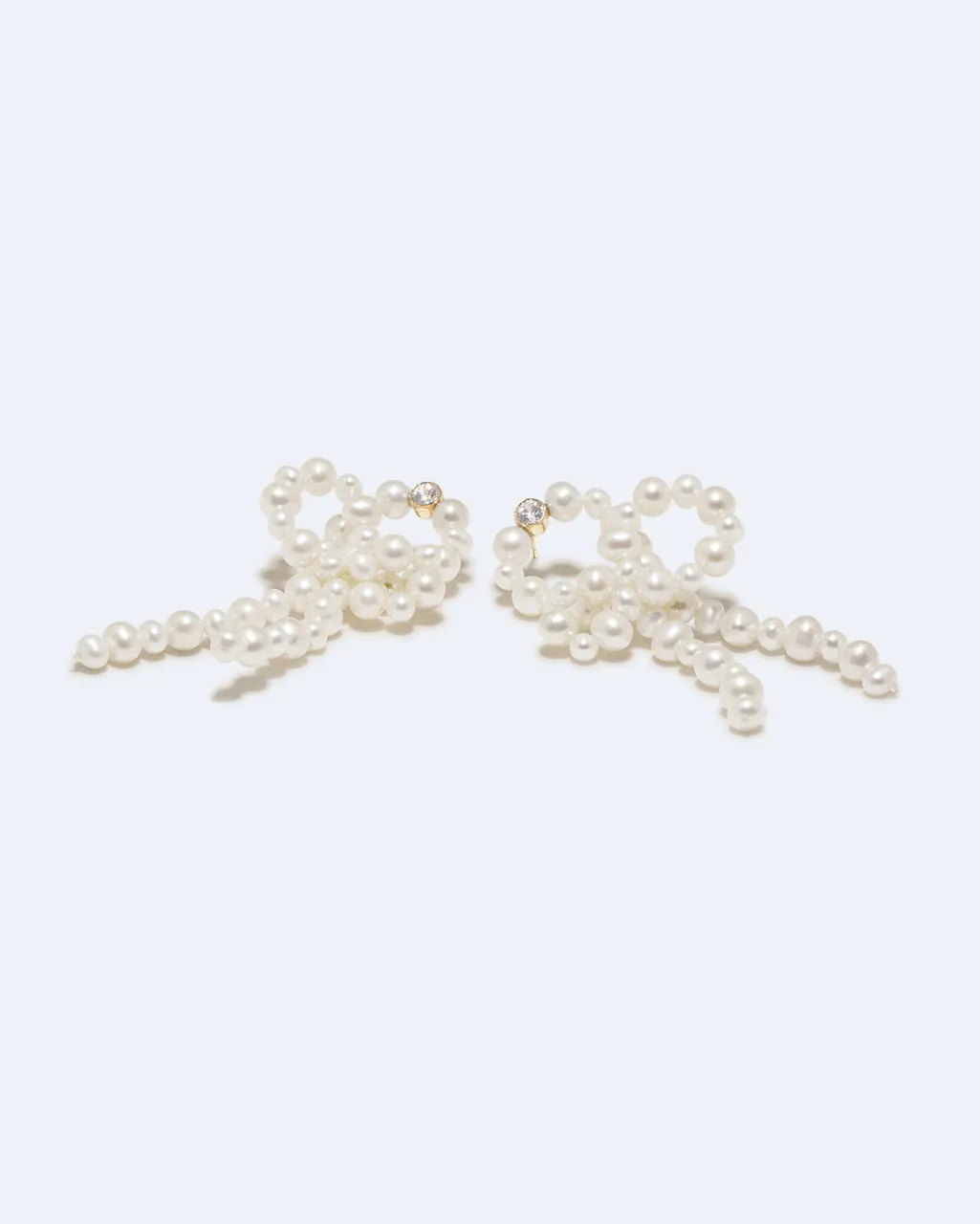 Completedworks Loop-the-Loop boucles perles plaqué or
