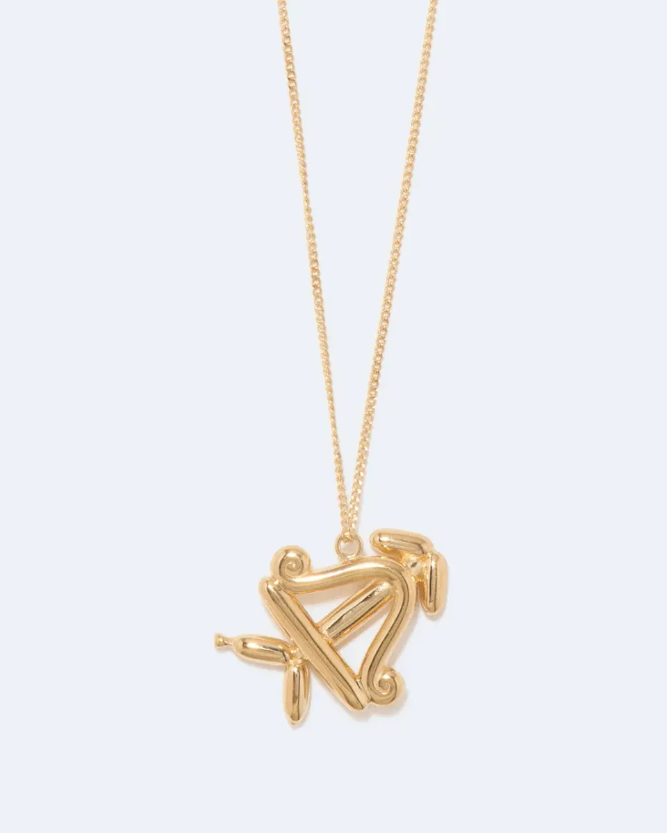 Completedworks Sagittarius collier pendentif ballon plaqué or